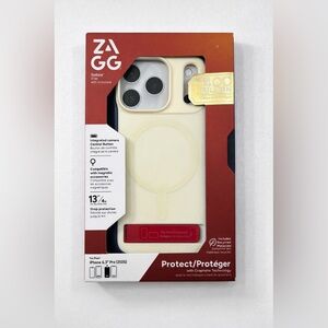 ZAGG Sedona Snap iPhone 17 Pro Case Cream MagSafe Protective Slim Shockproof